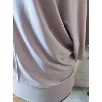 Bluzka kimonowa z dekoltem w łódkę - kolor szary popielaty